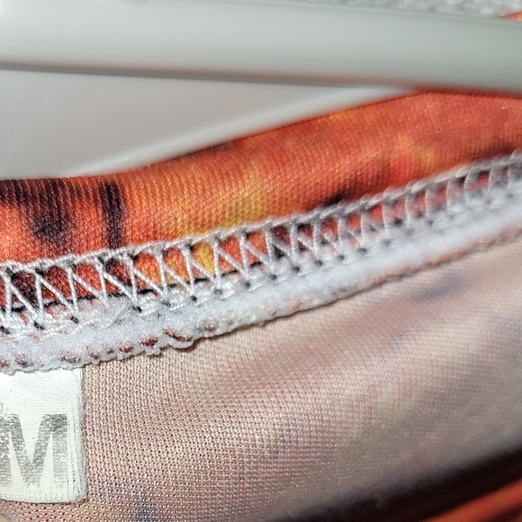 Reel Wicked Orange Patterned Long Sleeve Shirt - Picture 5 of 5